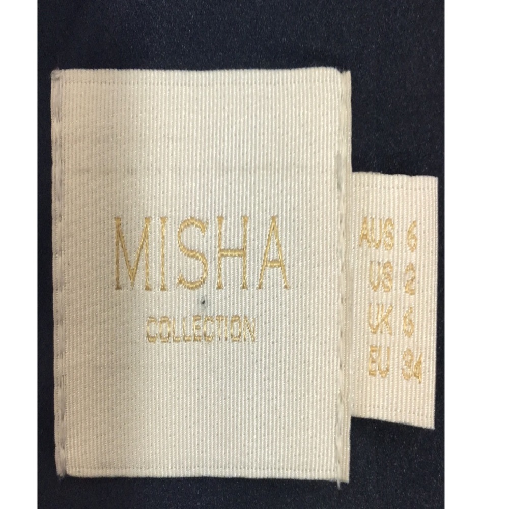 MISHA COLLECTION Navy Blue Sequin Midi Dress - Picture 4 of 8